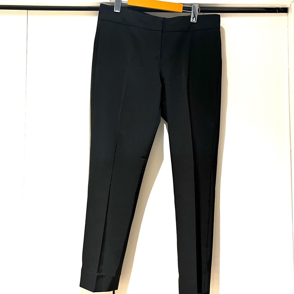 Brunello Cucinelli Black/Charcoal Ankle Cropped Pants